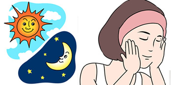 特別なスキンケアの時間